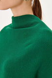 Bat Sleeve Upright Collar Knitwear Sweater