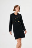 Black Mini Knitwear Skirt