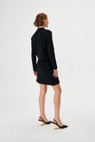 Black Mini Knitwear Skirt