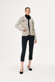 Crochet Nope Textured Knitwear Jacket