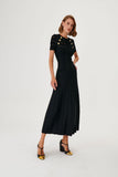 Front Slit Maxi Knit Skirt