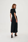 Front Slit Maxi Knit Skirt