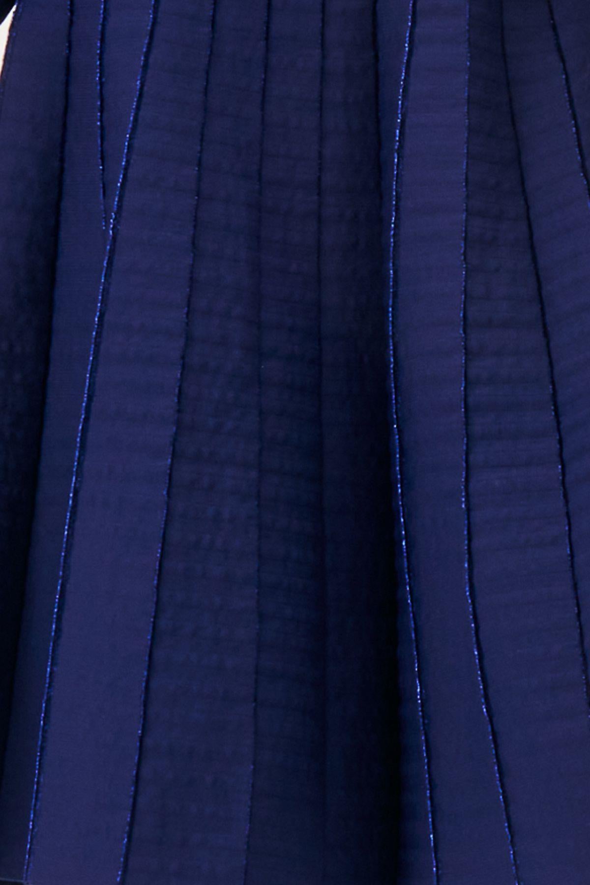 Glitter Detailed Midi Knit Skirt