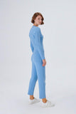 Hair Braiding Knitwear Sweater with Handcrafted Epaulette Detail