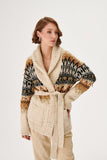 Handmade Belted Nope Knitwear Cardigan