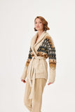 Handmade Belted Nope Knitwear Cardigan