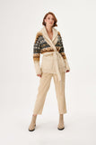 Handmade Belted Nope Knitwear Cardigan