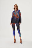 Jacquard Patterned Multi Knitted Shirt