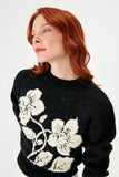 Knitwear Sweater with Flower Details