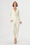 One Button Knitwear Blazer Jacket