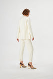 One Button Knitwear Blazer Jacket