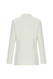 One Button Knitwear Blazer Jacket