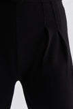 Pant Pleated tricot knit skinny leg pant