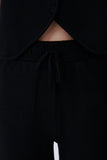 Pocket Knitwear Trousers with Corded Waist