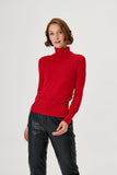 Seamless Turtleneck Knitwear Sweater