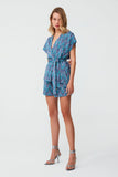 Sleeveless Blue  Kimono Cardigan