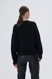Wool Knitted Sweater with Cuff Detail Stars