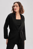 Belted Knitwear Cardigan