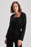 Belted Knitwear Cardigan