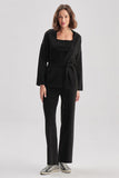Belted Knitwear Cardigan