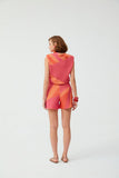 Color Block Pocket  Shorts