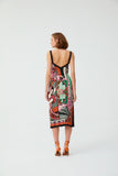 Decollete Detail Ethnic Women Pattern  Dress