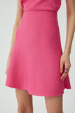 Flared Mini Pink  Skirt