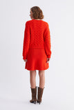 Knitted Orange Knitwear Sweater