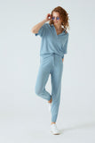 Terracotta Fine Knit Jogger Pants