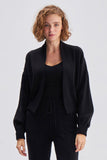 Elastic Detailed Knitwear Jacket